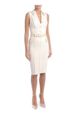 Elisabetta Franchi Casual Jurken Dresses White