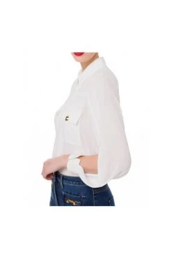 Elisabetta Franchi Longsleeve Shirts Shirts White