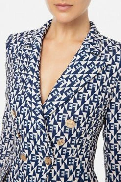 Elisabetta Franchi Blazers Blue