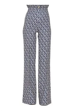 Elisabetta Franchi Wijde Broeken Trousers Beige -Elisabetta Franchi Winkel 938a38bfbbba1abd19a16912f38562fd