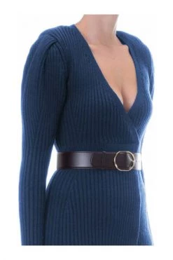 Elisabetta Franchi Casual Jurken Knitted Dresses Blue