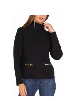 Elisabetta Franchi Coltruien Sweatshirts ; Hoodies Black -Elisabetta Franchi Winkel 942bd67be45c6357844254f62564a45b