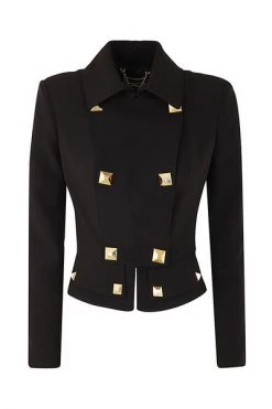 Elisabetta Franchi Blazers Black -Elisabetta Franchi Winkel 9452dee879afc63d761f9375653bd047