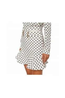 Elisabetta Franchi Korte Rokken Skirt White -Elisabetta Franchi Winkel 9452e42dddc95c7d6dbd5d0b67de668e