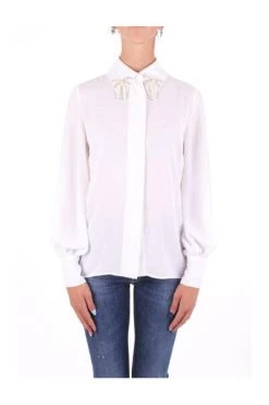 Elisabetta Franchi Longsleeve Shirts Shirts Beige -Elisabetta Franchi Winkel 94be6a69fd52718b1eeeca394fd89d8a