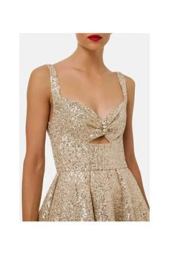 Elisabetta Franchi Feestjurken Party Dresses Beige