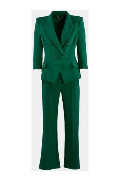 Elisabetta Franchi Pantalons Trousers Green -Elisabetta Franchi Winkel 9571830296c8c8e268aa7830cd571be6