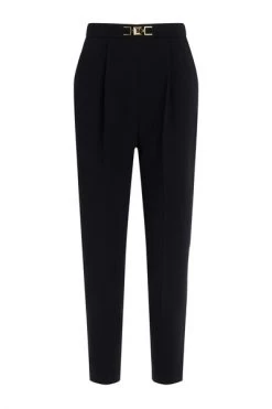 Elisabetta Franchi Pantalons Trousers Black