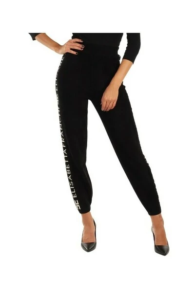 Elisabetta Franchi Sweatpants Black 3 Elisabetta Franchi Sweatpants Black - Afbeelding 3