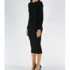 Elisabetta Franchi Casual Jurken Midi Dresses Black