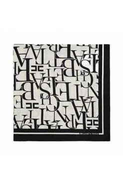 Elisabetta Franchi Sjaals Foulard FO02F26E2 E84 White -Elisabetta Franchi Winkel 960539c64971581aac46e90214be7a63