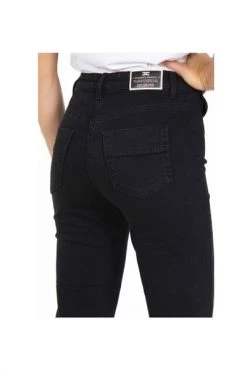 Elisabetta Franchi Cropped Jeans Black