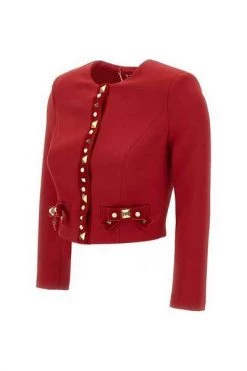 Vesten Elisabetta Franchi Jackets Red Red -Elisabetta Franchi Winkel 97646f31d2ec836718e27bc9ee210a02