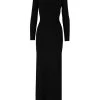 Elisabetta Franchi Maxi Jurken Dresses Black