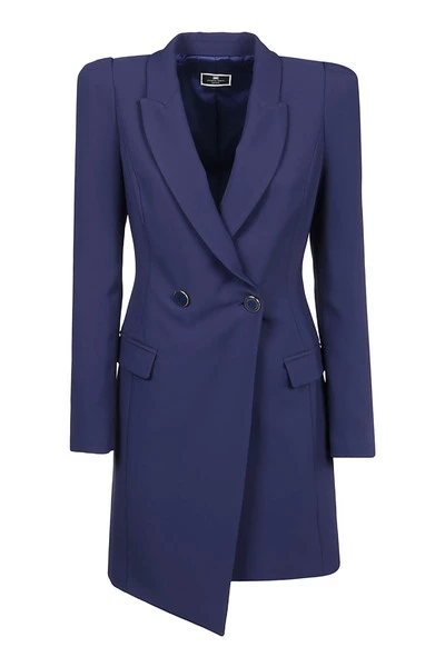 Elisabetta Franchi Casual Jurken Mini Dress Blue 1 Elisabetta Franchi Casual Jurken Mini Dress Blue