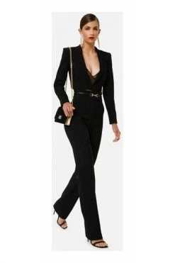 Elisabetta Franchi Jumpsuits & Tuinbroeken Jumpsuit Black -Elisabetta Franchi Winkel 97fbe8a4e0840a6213f05998c7a7a943
