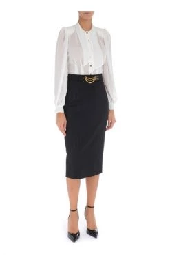 Elisabetta Franchi Kokerrokken Skirts Black -Elisabetta Franchi Winkel 98262d514aab37d9ff11a54f5c2f165a