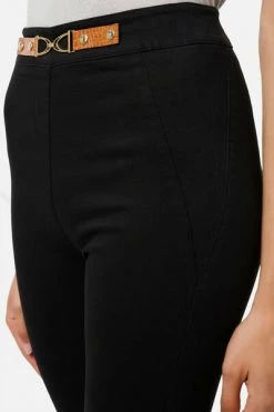 Elisabetta Franchi Pantalons Trousers Black -Elisabetta Franchi Winkel 985e89a6db2a2bffc0da47c683ad331b