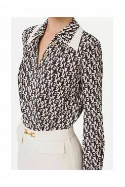 Elisabetta Franchi Longsleeve Shirts Camicia Black