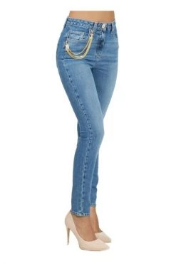 Elisabetta Franchi Skinny Jeans Blue -Elisabetta Franchi Winkel 989435b9de7736a0480f411545e55b8f