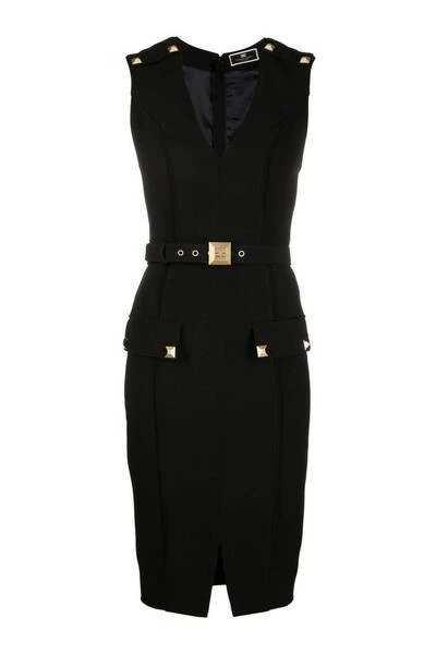 Elisabetta Franchi Casual Jurken Occasion Dresses Black 4 Elisabetta Franchi Casual Jurken Occasion Dresses Black - Afbeelding 4