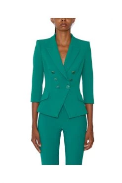 Elisabetta Franchi Blazers Green