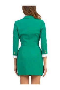 Elisabetta Franchi Casual Jurken Short Dresses Green -Elisabetta Franchi Winkel 98f34eadc656ffba50d733e78036ffc5