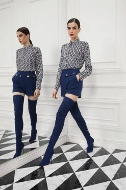 Elisabetta Franchi Longsleeve Shirts Shirts Blue -Elisabetta Franchi Winkel 9904e00d9332f0017c83fd4e4e69460f