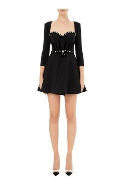 Elisabetta Franchi Casual Jurken Short Dresses Black
