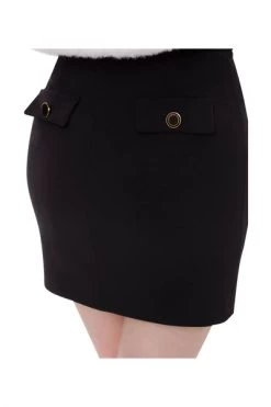 Elisabetta Franchi Midirokken Skirt Black