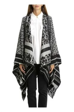 Elisabetta Franchi Poncho's Accessories Black -Elisabetta Franchi Winkel 99848d6ea13b3fcb87e4a44f5d1fbffb