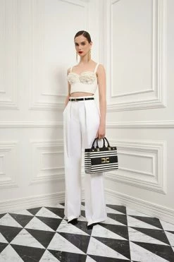 Elisabetta Franchi Sleeveless Tops White