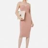 Elisabetta Franchi Casual Jurken Knitted Dresses Beige