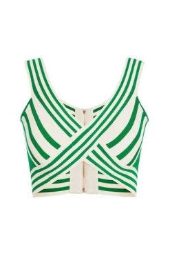 Elisabetta Franchi Tops Green