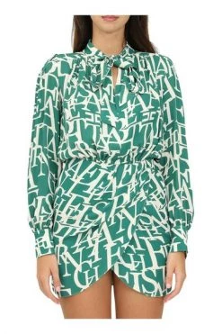 Elisabetta Franchi Casual Jurken Dress Green -Elisabetta Franchi Winkel 9a2094150354c78e907694466045bb85