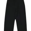 Wijde Broeken Elisabetta Franchi Trousers Black Black