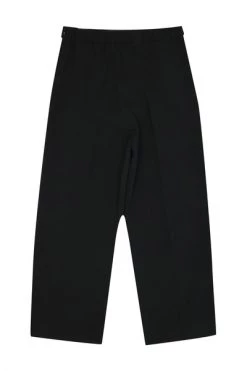 Wijde Broeken Elisabetta Franchi Trousers Black Black