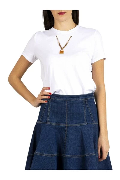 Elisabetta Franchi T-shirts T/SHIRT White 6 Elisabetta Franchi T-shirts T/SHIRT White - Afbeelding 6