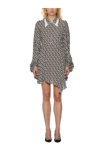 Elisabetta Franchi Casual Jurken Short Dresses White 1 Elisabetta Franchi Casual Jurken Short Dresses White