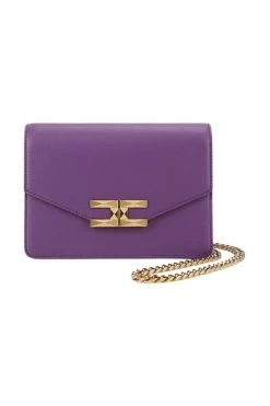 Elisabetta Franchi Schoudertassen Shoulder Bags Purple