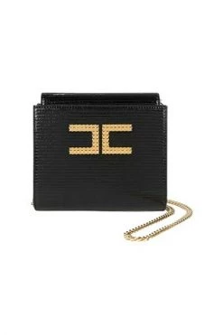 Elisabetta Franchi Schoudertassen Cross Body Bags Black