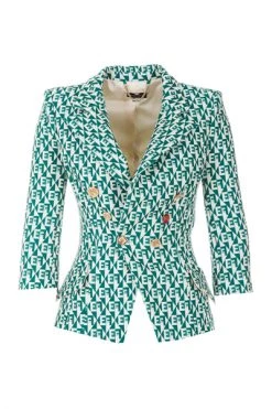 Elisabetta Franchi Blazers Jacket Green
