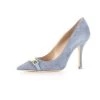 Elisabetta Franchi Leather Pumps Gray