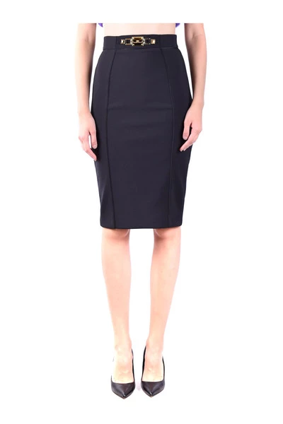 Elisabetta Franchi Kokerrokken Skirts Black 2 Elisabetta Franchi Kokerrokken Skirts Black - Afbeelding 2