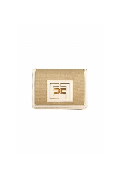 Elisabetta Franchi Schoudertassen Bags Beige 1 Elisabetta Franchi Schoudertassen Bags Beige