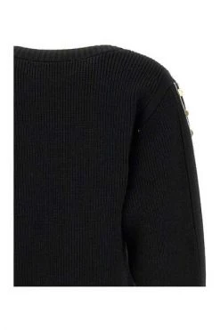 Elisabetta Franchi Hoodies & Sweatvesten Sweatshirts Black