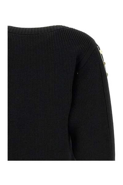 Elisabetta Franchi Hoodies & Sweatvesten Sweatshirts Black 1 Elisabetta Franchi Hoodies & Sweatvesten Sweatshirts Black