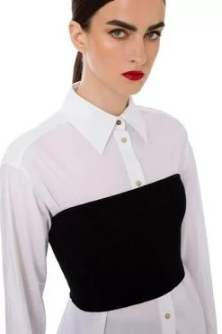 Elisabetta Franchi Longsleeve Shirts Shirts White -Elisabetta Franchi Winkel 9d54449c42f409afb25771f7e4940654