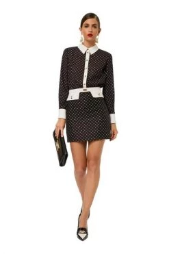 Elisabetta Franchi Casual Jurken Dresses Black