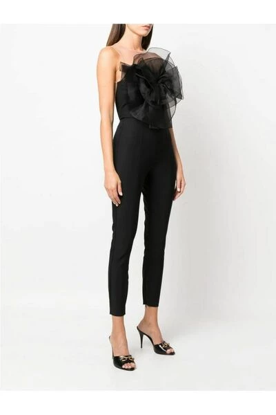 Elisabetta Franchi Jumpsuits & Tuinbroeken Jumpsuits Black 3 Elisabetta Franchi Jumpsuits & Tuinbroeken Jumpsuits Black - Afbeelding 3